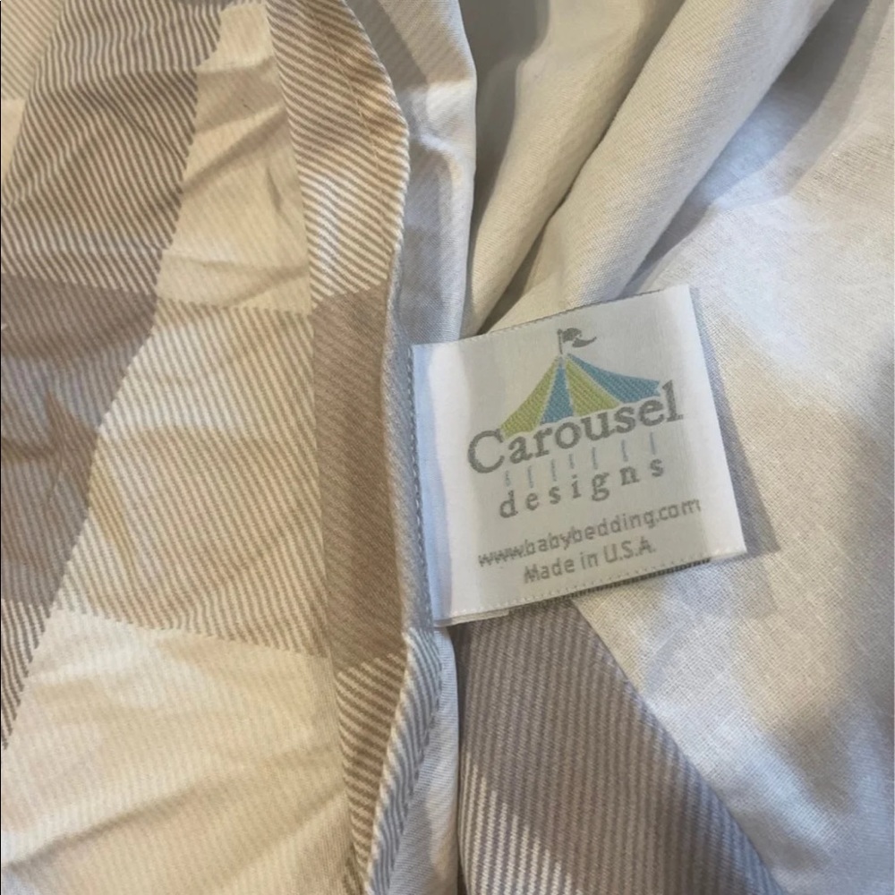 Carousel Designs crib skirt